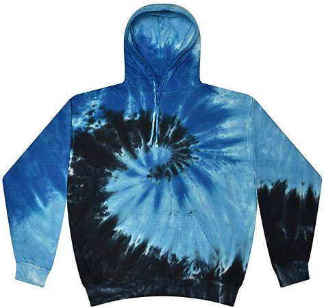 Amazon.com: Colortone Tie Dye Hoodie Blue Ocean Youth 2-4 (XSM): Clothing