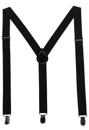 black suspenders