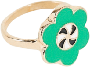 green ASOS ring