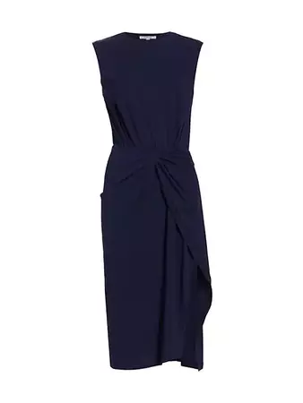 Shop Derek Lam 10 Crosby Landry Twist-Front Jersey Dress | Saks Fifth Avenue