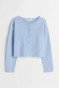 Knit Cotton Cardigan - Light blue - Kids | H&M US