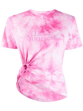 Shop Paco Rabanne Lose Yourself tie-dye T-shirt with Express Delivery - FARFETCH