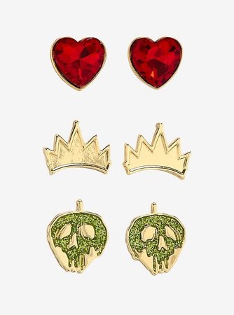 Disney Villains Evil Queen Stud Earrings Set