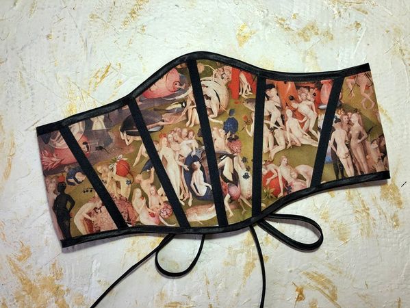 Corset The Garden of Earthly Delights Hieronymus Bosch art | Etsy