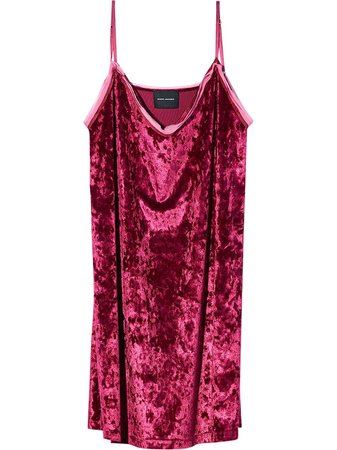 Marc Jacobs velvet-effect slip dress