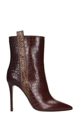 The Seller Ankle Boots In Brown Leather