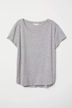 Cotton T-shirt - Gray