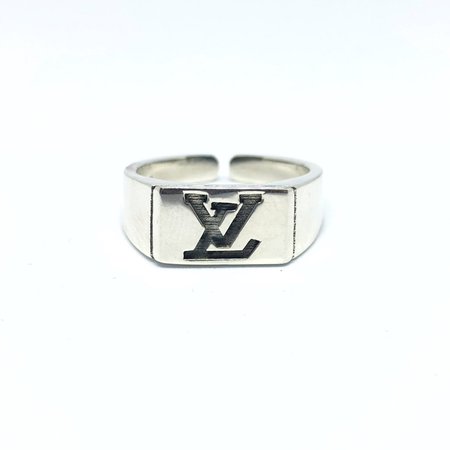 lv silver vintage ring - Google Search