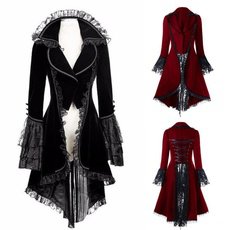 Wish - Steampunk Victorian Goth Jacket-Black