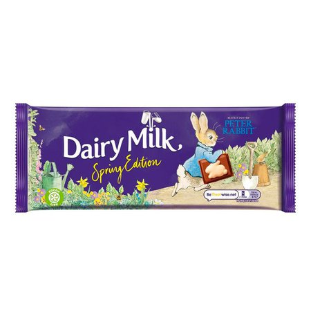 Cadbury Dairy Milk Spring Edition Chocolate Bar with White Chocolate, 3.5 oz (100 g) | Yummy Bazaar