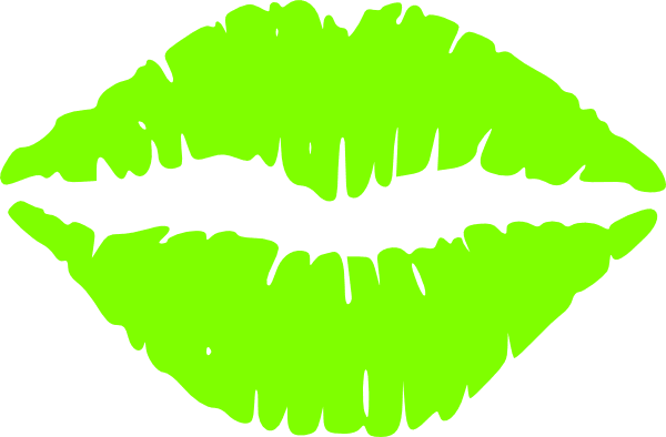 Neon Green lips