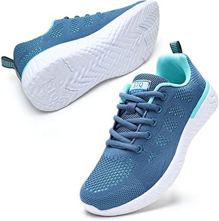 Amazon.com | STQ Women's Athletic Walking Shoes Lightweight Mesh Tennis Sport Sneakers | Walking