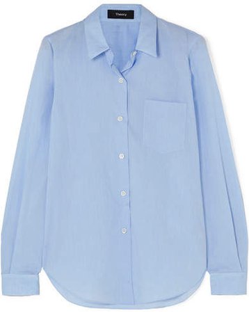 Perfect Cotton Shirt - Light blue