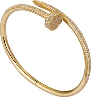 CRN6709817 - Juste un Clou bracelet - Yellow gold, diamonds - Cartier