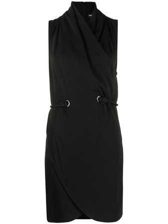 Giorgio Armani Sleeveless wrap-style Dress - Farfetch