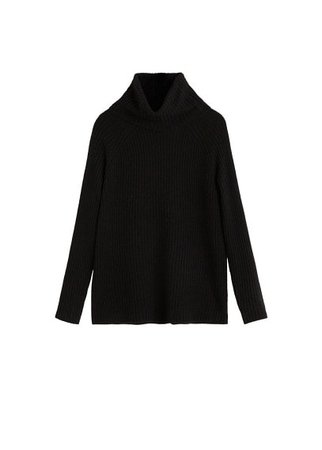 MANGO Ribbed recycled polyester sweater