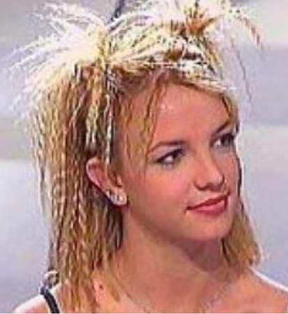 Britney Spears hair Y2k
