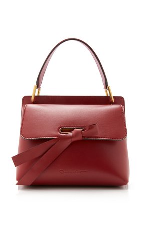Caveat Leather Top Handle Bag by Oscar de la Renta | Moda Operandi