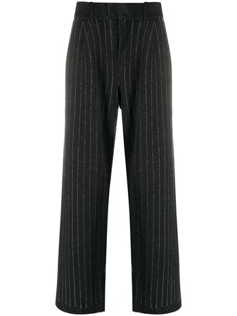 Barrie Pinstripe Cashmere Tailored Trousers - Farfetch