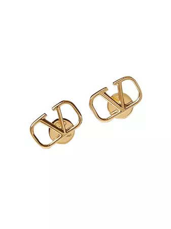 Shop Valentino Garavani Vlogo Signature Metal Earrings | Saks Fifth Avenue