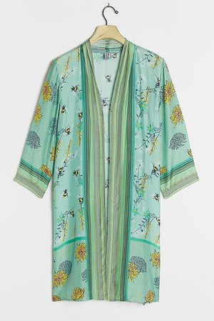 Ada Duster Kimono Floral  | Anthropologie