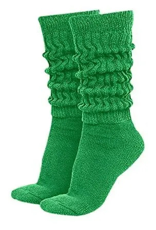 green socks .