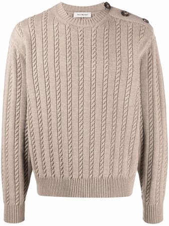 There Was One Cable Knit Jumper - Farfetch