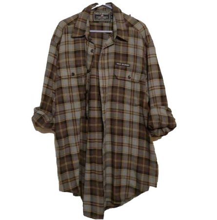 Brown and Grey Flannel