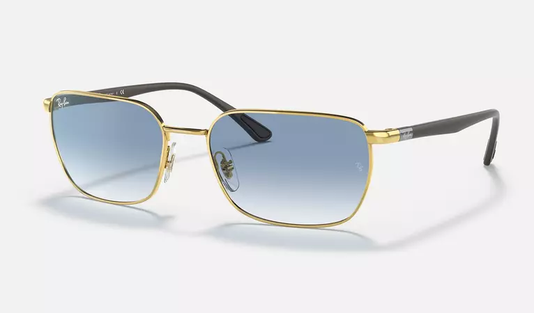 Rb3684 Sunglasses in Gold and Blue | Ray-Ban®