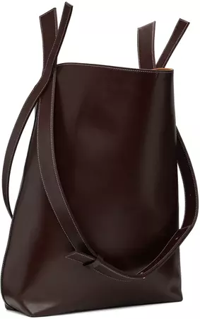 NEOUS Brown Leather Saturn Bag