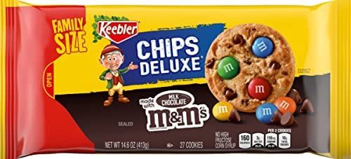 Amazon.com: Keebler Chips Deluxe Cookies Rainbow with M&M's Chocolate Candies 14.6 oz : Grocery & Gourmet Food