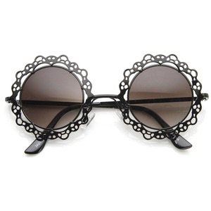 black lace sunglasses