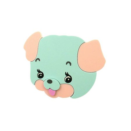 Kitsch Puppy Cute Blue Dog Brooch laser cut acrylic | Etsy