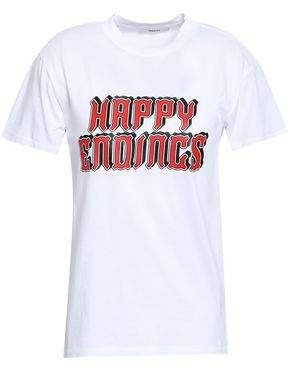 Harway Printed Cotton-jersey T-shirt