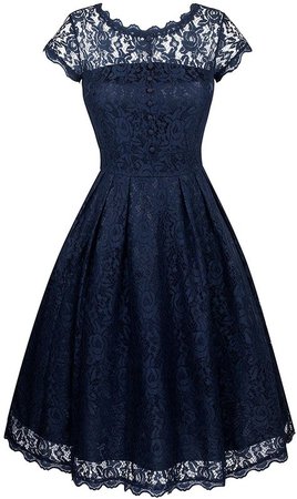 Dark blue dress