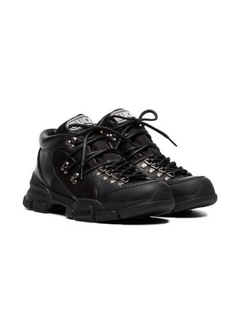 Gucci All Black Flashtrek Sneakers $980 - Buy Online SS19 - Quick Shipping, Price