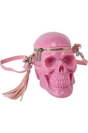 Grave Digger Skull Handbag [BUBBLEGUM] - Shop Now | KILLSTAR.com | KILLSTAR - US Store
