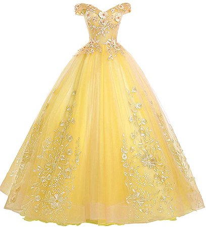 EileenDor Women's Quinceanera Dresses Lace Appliques Off Shoulder Ball Gown Sweet 16 Dresses with Pearl at Amazon Women’s Clothing store