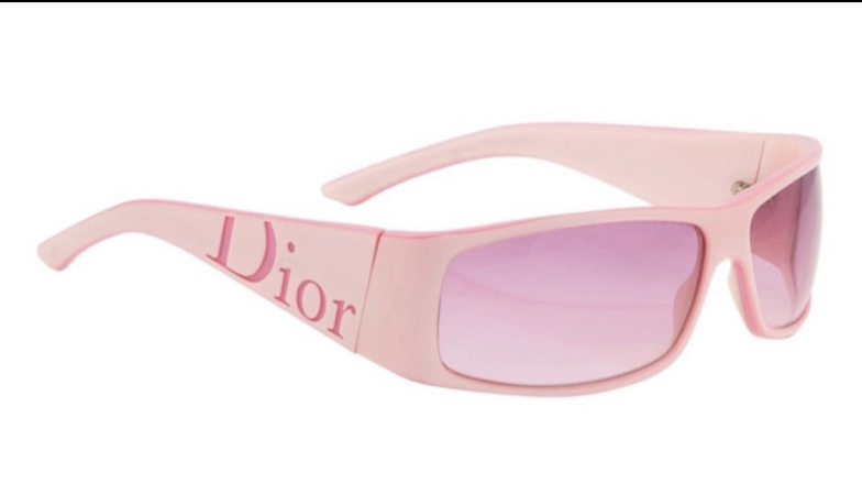 pink dior glasses