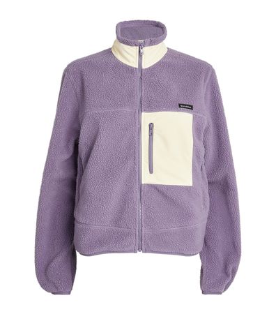 Womens Sporty & Rich purple Fleece Zip-Up Sweatshirt | Harrods # {CountryCode}