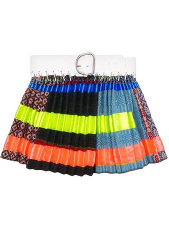 Chopova Lowena Striped Full Mini Skirt - Farfetch