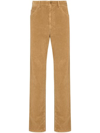 Gucci straight leg corduroy trousers for men -Farfetch