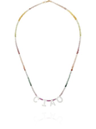 Roxanne First Ciao rainbow-sapphire Necklace - Farfetch