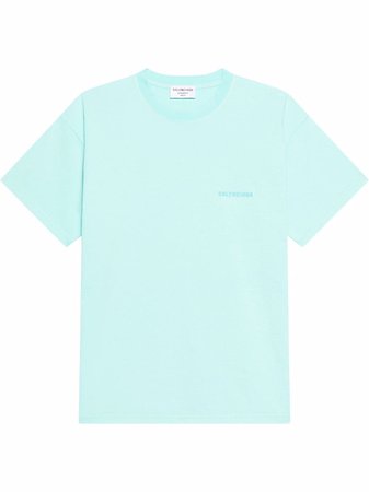 Balenciaga logo-print Cotton T-shirt - Farfetch