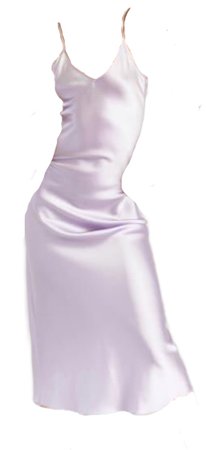Serenity Wear Lilac Silk Slip Dress