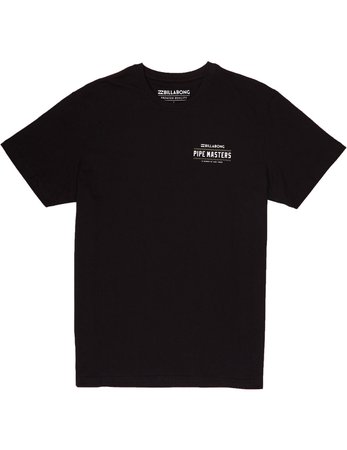 Billabong Pipe Poster Short Sleeve T-Shirt in Black
