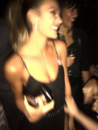 Candice partying
