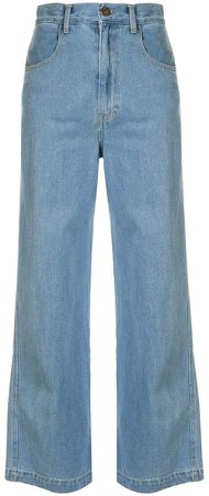 80's wash western jeans