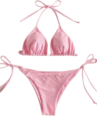 shein pink bikini