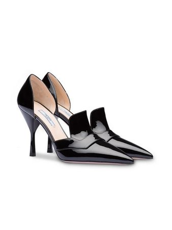 Prada patent pointed pumps - Buy Online - Large Selection of Luxury Labels